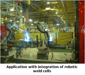 Safety guard robot cell