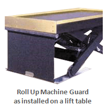 Roll Up Machine Guard