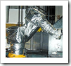high temperature robot suit