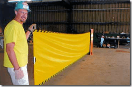 Retractable barricades