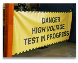 Roll Up Industrial Barricades