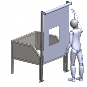 dropdown-portable-safety-guard