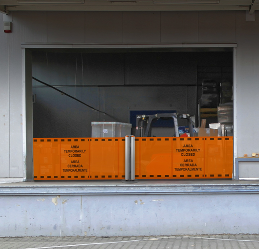 Portable barrier with custom graphics