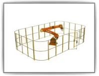 corner-panel-safety-fence-for-machine-guarding