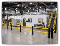 polymer-guard-rails-for-machine-guarding