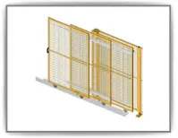 telescopic-door-assembly-fence-for-machine-guarding